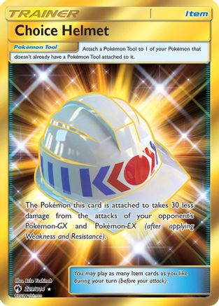 Choice Helmet (Secret) (229)/214 Secret Rare Holofoil