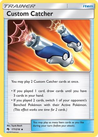 Custom Catcher (171)/214 Uncommon Reverse Holofoil