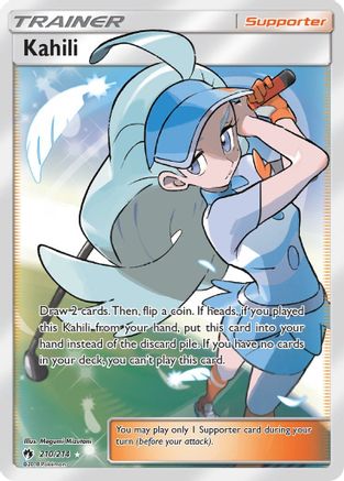 Kahili (Full Art) (210)/214 Ultra Rare Holofoil