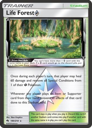 Life Forest Prism Star (180)/214 Prism Rare Holofoil