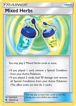 Mixed Herbs (184)/214 Uncommon Reverse Holofoil