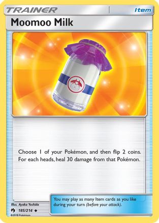 Moomoo Milk (185)/214 Uncommon Reverse Holofoil