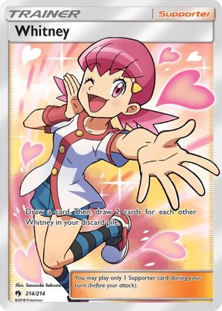 Whitney (Full Art) (214)/214 Ultra Rare Holofoil