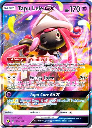Tapu Lele GX - 60a/145 (60a)/145 Promo Holofoil