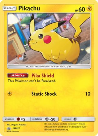 Pikachu - SM157 (SM157)/248 Promo Holofoil