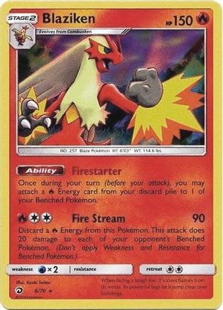 Blaziken - 6/70 (Dragon Majesty) (6) Rare