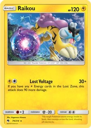 Raikou - 79/214 (SM Lost Thunder) (79) Holo Rare Holofoil