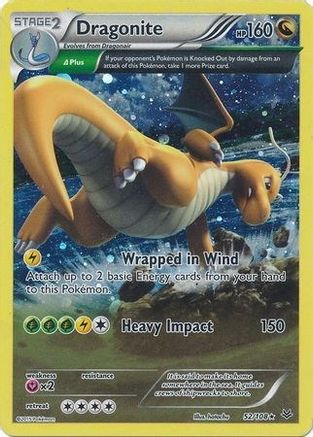 Dragonite (Cosmo Holo) (52) Holo Rare Holofoil