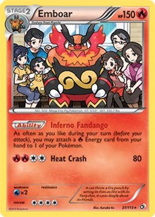Emboar - 27/113 (Legendary Treasures) (27) Rare