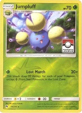 Jumpluff - 14/214 (Pokemon League) (14) Promo Reverse Holofoil
