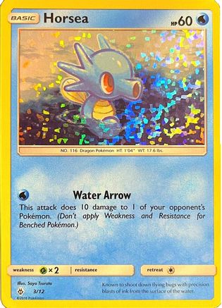 Horsea - 3/12 (3)/12 Promo Holofoil
