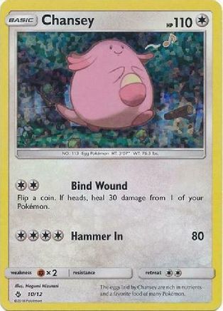 Chansey - 10/12 (10)/12 Promo Holofoil