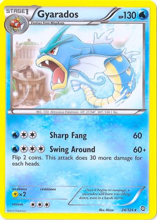 Gyarados - 24/124 (Cosmos Holo) (24) Promo Holofoil