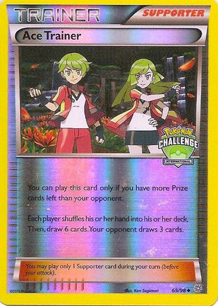 Ace Trainer - 69/98 (International Challenge) (69) Promo Reverse Holofoil