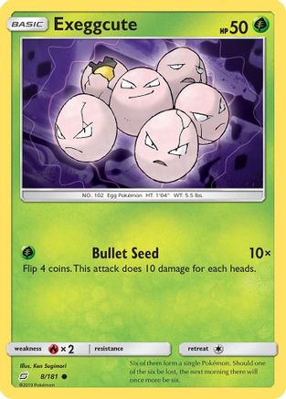 Exeggcute (8)/181 Common