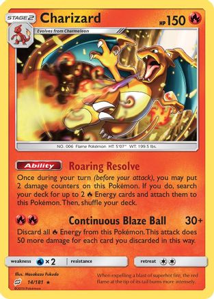 Charizard (14)/181 Rare Reverse Holofoil