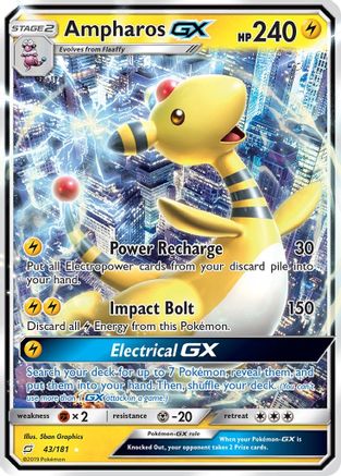 Ampharos GX (43)/181 Ultra Rare Holofoil