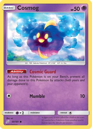 Cosmog (69)/181 Common Reverse Holofoil