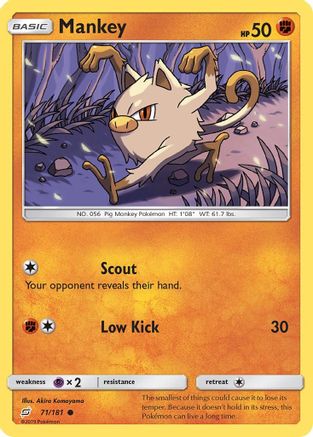 Mankey (71)/181 Common