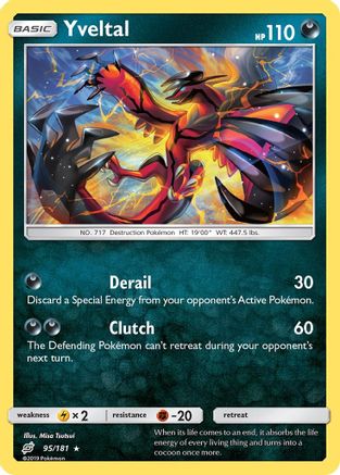 Yveltal (95)/181 Holo Rare Reverse Holofoil