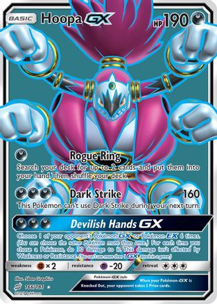 Hoopa GX (Full Art) (166)/181 Ultra Rare Holofoil
