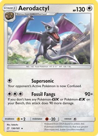 Aerodactyl (130)/181 Rare Reverse Holofoil