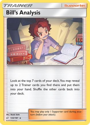 Bill's Analysis (133)/181 Holo Rare Reverse Holofoil
