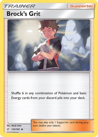 Brock's Grit (135)/181 Uncommon Reverse Holofoil