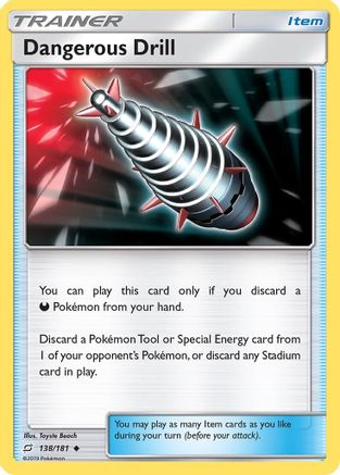 Dangerous Drill (138)/181 Uncommon Reverse Holofoil