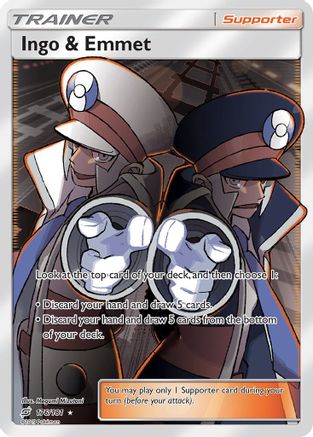 Ingo & Emmet (Full Art) (176)/181 Ultra Rare Holofoil