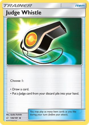 Judge Whistle (146)/181 Uncommon Reverse Holofoil