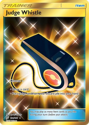 Judge Whistle (Secret) (194)/181 Secret Rare Holofoil