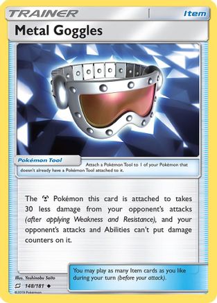 Metal Goggles (148)/181 Uncommon Reverse Holofoil