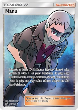 Nanu (Full Art) (179)/181 Ultra Rare Holofoil