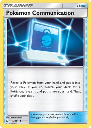 Pokemon Communication (152)/181 Uncommon Reverse Holofoil