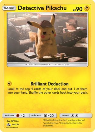 Detective Pikachu - SM194 (SM194)/248 Promo Holofoil