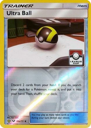 Ultra Ball - 68a/73 (League Cup) (68a)/73 Promo Reverse Holofoil