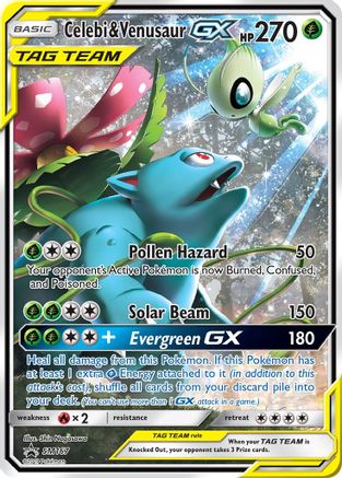 Celebi & Venusaur GX - SM167 (SM167)/248 Promo Holofoil