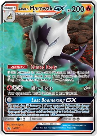 Alolan Marowak GX - SM187 (SM187)/248 Promo Holofoil
