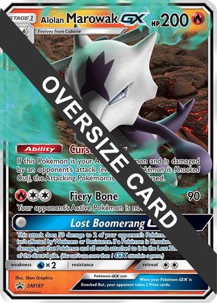 Alolan Marowak GX - SM187 (SM187) Promo Holofoil