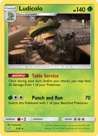 Ludicolo (2)/18 Rare Holofoil