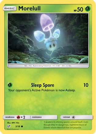 Morelull (Holo Common) (3)/18 Common Holofoil