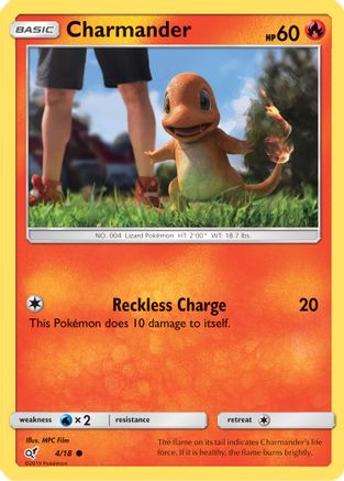 Charmander (Holo Common) (4)/18 Common Holofoil