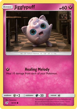 Jigglypuff (Holo Common) (14)/18 Common Holofoil