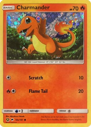 Charmander - 18a/147 (General Mills Promo) (18a) Promo Holofoil