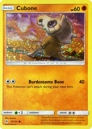 Cubone - 57/131 (General Mills Promo) (57) Promo Holofoil
