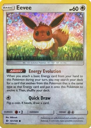Eevee - 101/149 (General Mills Promo) (101) Promo Holofoil