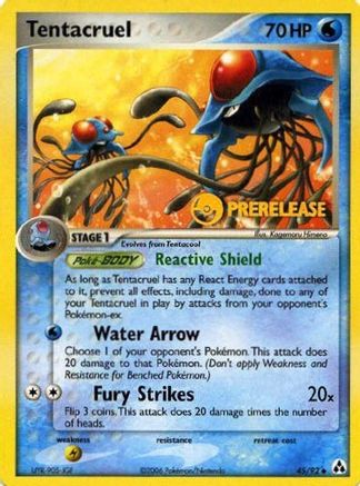 Tentacruel - 45/92 (Prerelease) (45) Promo