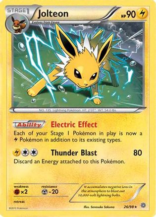 Jolteon - 26/98 (Cosmos Holo) (26) Promo Holofoil