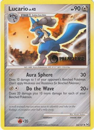 Lucario - 53/127 (Prerelease) (53) Promo